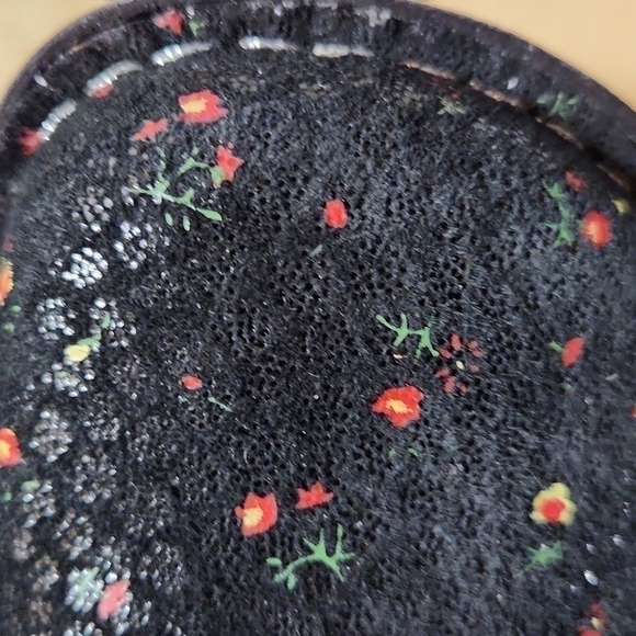 Alegria Feliz Mary Jane Black Floral Women's Size 36 EUC - Picture 2 of 6